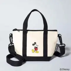 【未開封】GLOW10月号増刊付録 ミッキーマウス トート型ショルダーポーチ