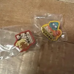 人形焼と寿司のピンバッジセット　サンリオ