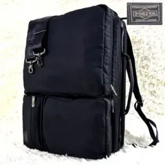 美品✨PORTER クローヴ 3way ビジネスバッグ ブリーフケース ブラック