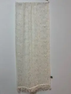 結婚式 二次会 レースストール フリンジ付き アイボリー 羽織り お呼ばれ