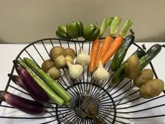 野菜ピック　ハンドメイド　材料　アレンジ　飾り　7種類　フルーツピック　24本