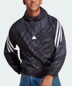 フューチャー アイコン オールオーバー プリントパーカー アノラック アディダス