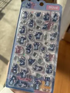 c*1様 スティッチ　ボンボンドロップシール　海外限定　立体シール　ディズニー