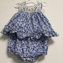 ラルフローレン　花柄ロンパース　9M 75/48のサムネイル