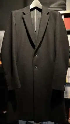 未使用 アタッチメント チェスター コート ウール100% ギャバジン織