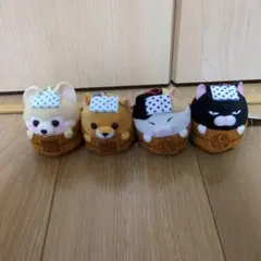 ひげまんじゅう 豆しば三兄弟温泉マスコット