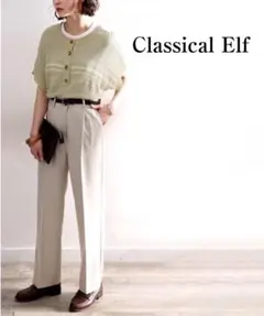 classicalelf　2way変形ジャガードニットプルオーバー　完売商品