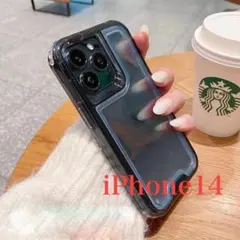 iPhone 14 用 ケースクリア耐衝撃ハードケース透明スマホ本体保護カバー
