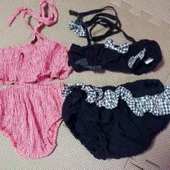 水着 ビキニ 女の子　2セットまとめ売り　90