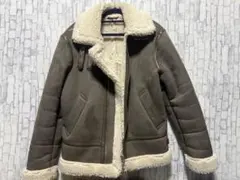 ZARA ザラ　メンズ　ボアジャケット ムートンジャケット　サイズS