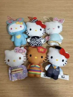 【海外限定】TURTLES×HELLO KITTY/ ハッピーセット6体 未開封 海外限定】TURTLES×HELLO KITTY/ ハッピーセット6体 未開封