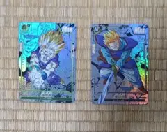 ②ドラゴンボール　カードダス　コミパラ　悟飯　海外製　2枚セット