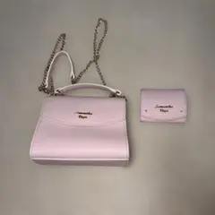 未使用Samantha Vega サマンサベガ お財布付きチェーンバッグ