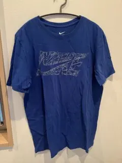 古着　NIKE ナイキ Tシャツ ブルー グラフィックロゴ