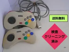 ★【検査・クリーニング済み】SEGA コントローラー 有線 2個セット