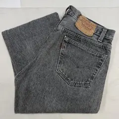 80s 90s Levi’s 501 デニムパンツ 先染ブラック USA製のサムネイル