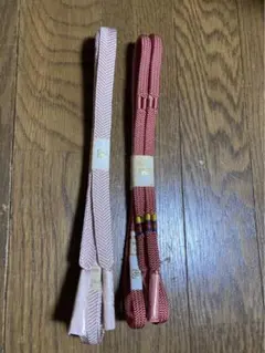 帯締め　成人式　七五三　結婚式　ピンク2本セット