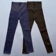 UNIQLO マタニティパンツ　スキニー　S 2本セット
