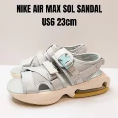 NIKE ナイキ エアマックス ソル 23cm ライトグレー スポーツサンダル