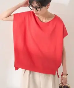【AMERICAN HOLIC】フレンチスリーブニットプルオーバー