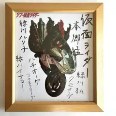 超貴重】仮面ライダー剣 メインキャスト4名 サイン色紙 抽選
