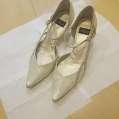 卑弥呼 HIMIKO ストラップパンプス ゴールドのサムネイル