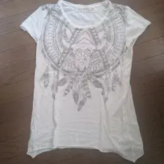 Natural Vintage Goa ホワイト 半袖Tシャツ
