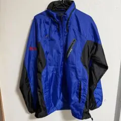 TULTEX ハーフジップジャケット Lサイズ 青黒