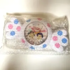【未使用品】ペコちゃん お菓子くじ ミルキー型クロック