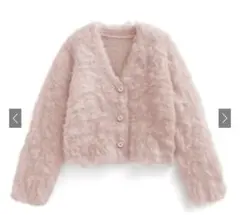 GRL シャギーニットショート丈カーディガン[an1696]