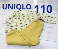 ユニクロ⭐︎キルトパジャマ　セサミストリート110cm