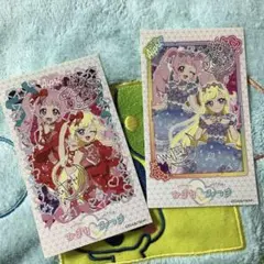 ひみつのアイプリ ブロマイド風ステッカー 2枚セット ひまり みつき