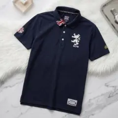 Admiral×NICOLE メンズ 半袖ポロシャツ 日本製 【48】ネイビー系のサムネイル