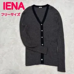 IENA フリーサイズ Vネックカーディガン
