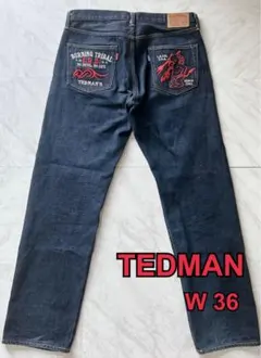 TEDMAN DEVIL 伍号　セルビッチデニム　刺繍　w36のサムネイル