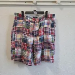 J.CREW パッチワーク ハーフパンツ 33インチのサムネイル