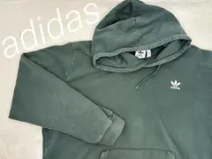 【adidas】　アディダス　トレーナー　グリーン　アメリカ古着