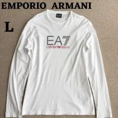 EA7 EMPORIO ARMANI 長袖Tシャツ ホワイト Ｌ