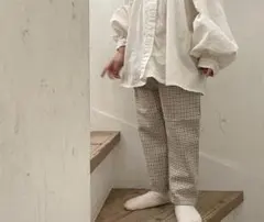 miton kids ギンガムチェック パンツ Sサイズ