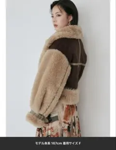 murua ボア ファー ショートコート アウター | Mercari