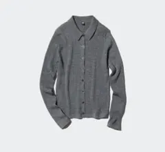 UNIQLO ユニクロ エクストラファインメリノリブポロカーディガン