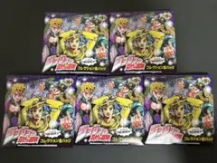 ジョジョの奇妙な冒険 コレクション缶バッジHEROES 未開封 5点セット