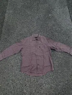 SIMPLE LIFE 長袖シャツ Mサイズ 赤白のチェック　古着