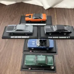 アメリカンマッスルカー ミニカー 4台セットディアゴスティーニ1/43