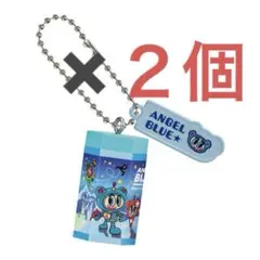 ANGEL BLUE ふでばこコレクション　消しゴム（ブルー）　ガチャ　2個