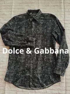 Dolce & Gabbana Gold 長袖コーデュロイシャツ サイズ40