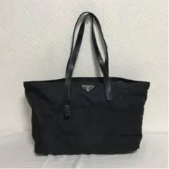 本物プラダPRADA本革レザーナイロンボストントートバッグビジネスハンドバック黒