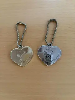 Canal4℃ スヌーピー ハート型　ペアキーホルダー PEANUTSコラボ