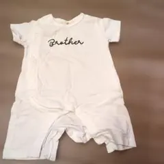 【美品】Brother　ロンパース 80サイズ ホワイト