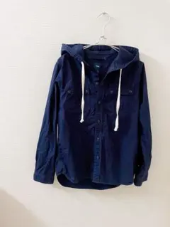 【極美品】GAP ギャップ ネイビー シャツジャケット 紺 [サイズ] 羽織り